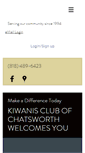 Mobile Screenshot of chatsworthkiwanis.org